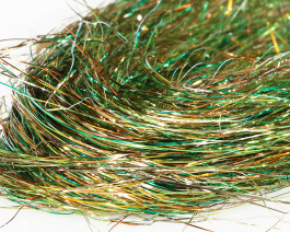 Fine 3D Tinsel Hair, Olive UVR / 34